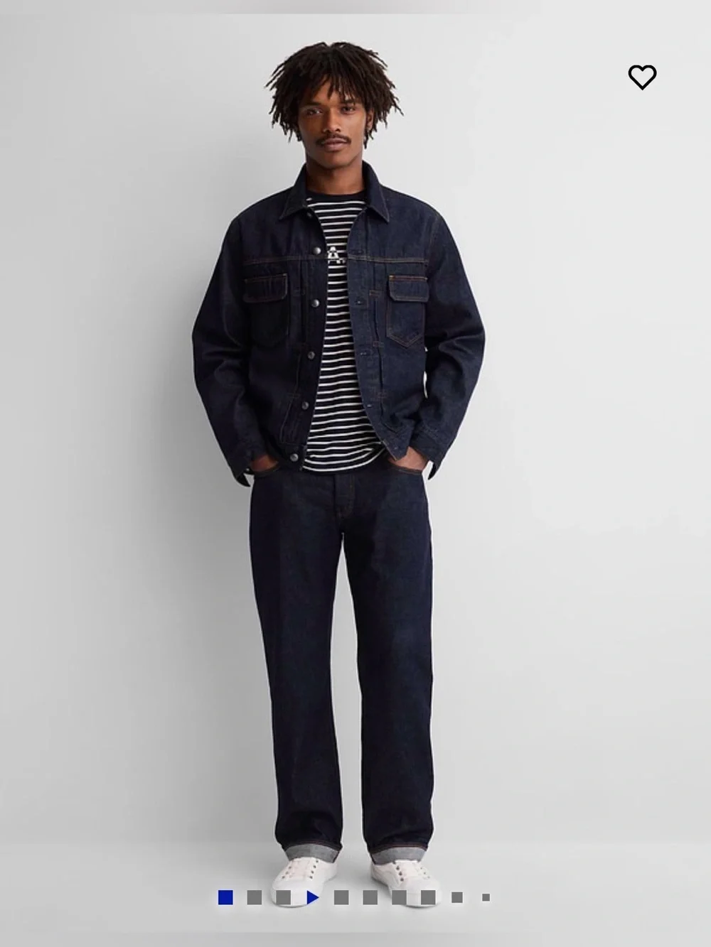 Gap x A.P.C Japanese Denim Relaxed Straight Jeans